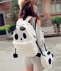 China manufacturing cute plush panda backpack female