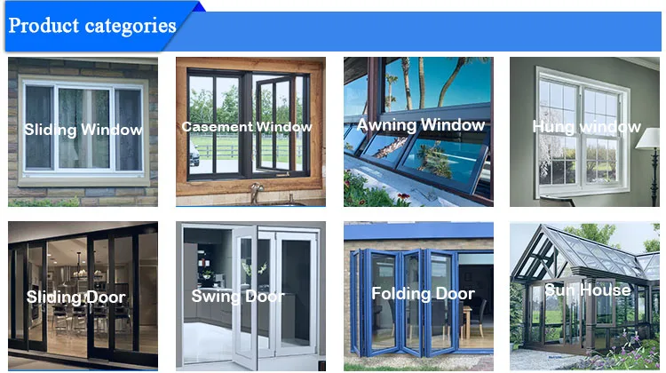 Fast Shipping Shatterproof Casement Windows Aluminium House Crank Out Replacement Windows