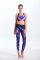 2016 Top Fitness Yoga Pants Women Sport Leggings Print Quick Dry Breathable Running Yoga Set Sexy