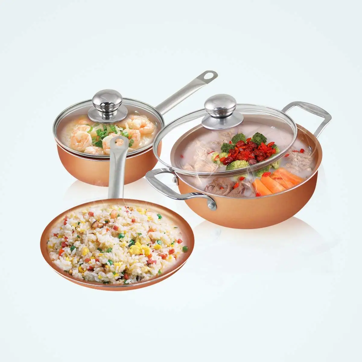 induction oven cookware set