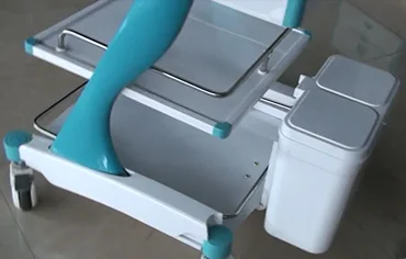 Hospital furniture medical emergency trolley in hospital mobile crash trolley cart