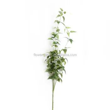 11 Braches Flower Artificial Plant Leaves Online Silk 11 Braches Flower Artificial Plant Leaves Online Silk Acacia Green Tea Foliage Bulk