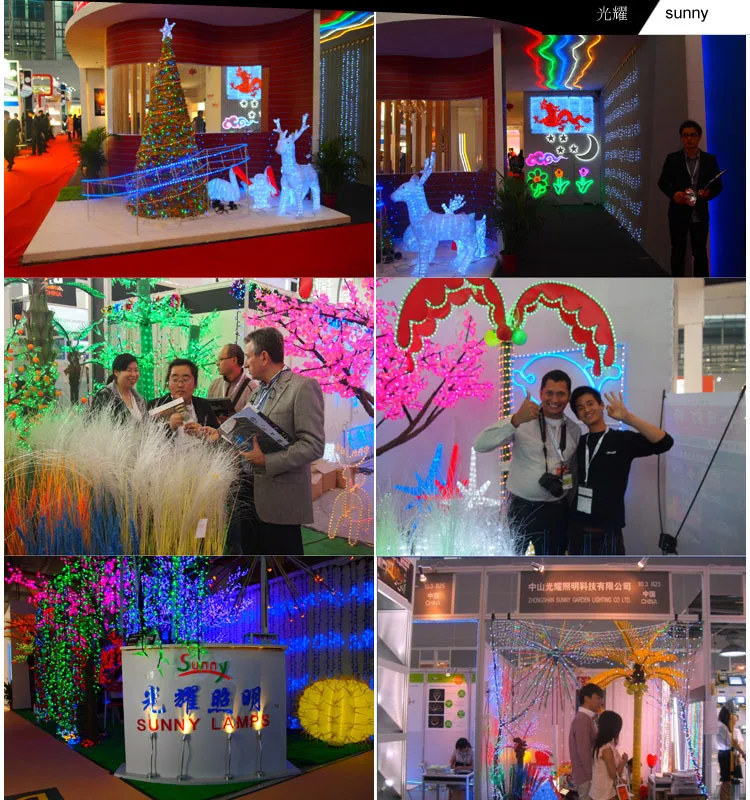 Led artificial palm Tree lights