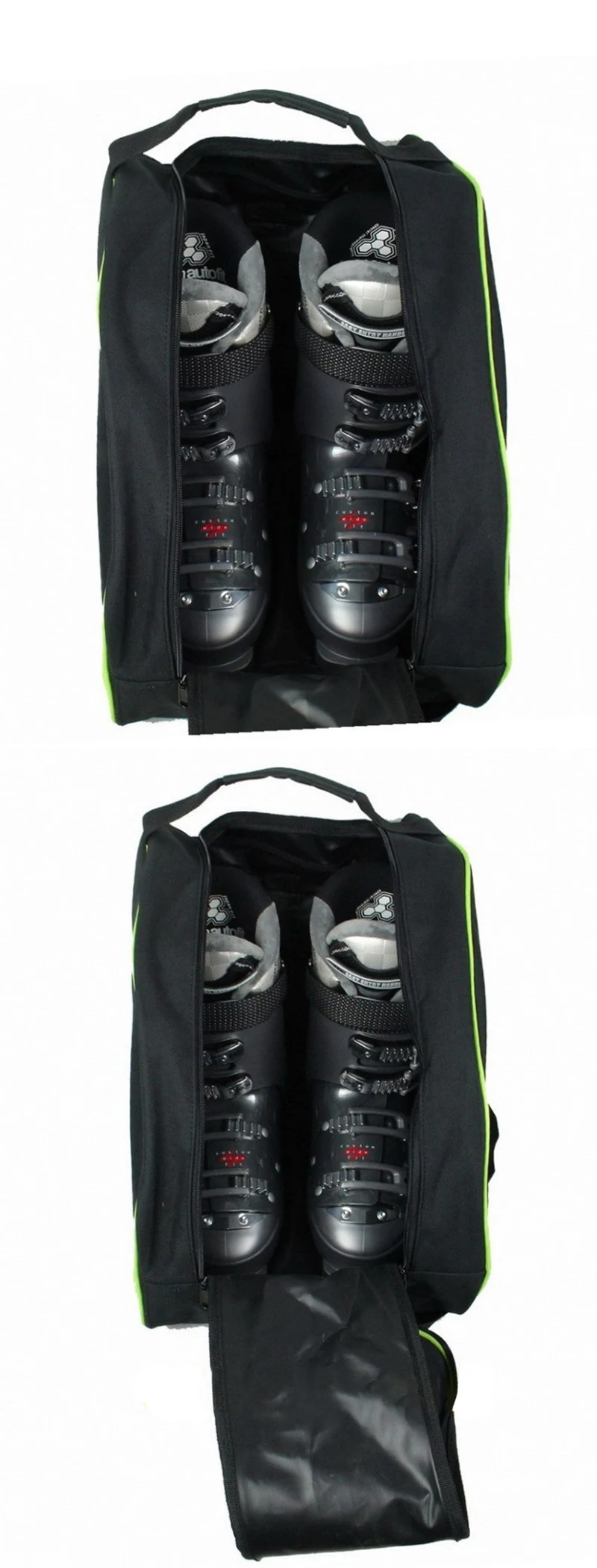 Custom Large Capacity Oxford Ski Gear Bag Twopiece Ski And Boot Bag