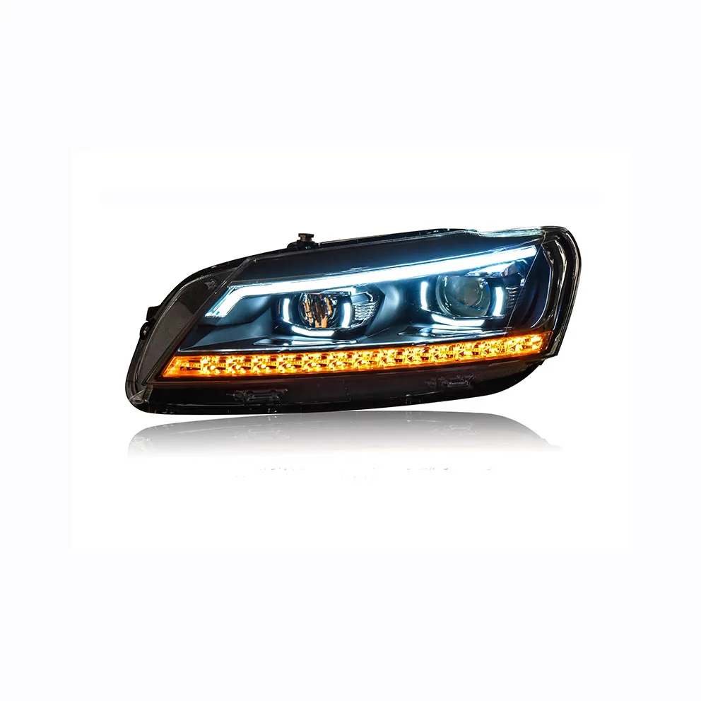 Projector Lens LED Head Light  For VOLKSWAGEN Passat V6 B7 2011-2015 year