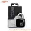 Fingerprint padlock portable intelligent security door backpack cabinet door bag shoulder bag password digital luggage lock