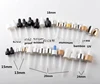 Essential oil bottle caps and glass tube dropper cap