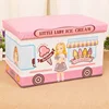 school bus storage box stool S Peanuts character storage goods mail order