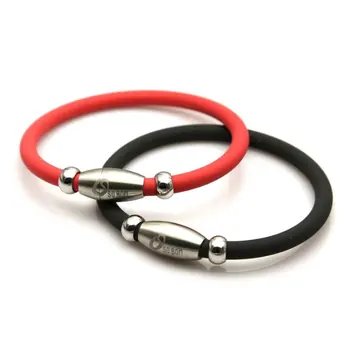 Ion Silicone Balance Bracelet Energy Sport Charm Ge Ti Ion Silicone Balance Bracelet Energy Sport Charm Ge Ti Negative Health