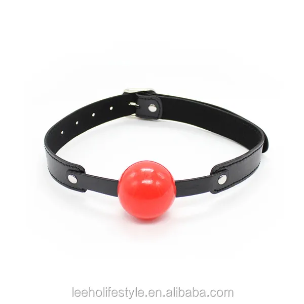 Pu Solid Ball Gag With Lock Buy Ball Gag With Lock Solid Ball Gag With Lock Safety Harness