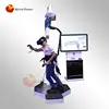 Fitness sport and entertainment vr htc vive 9d vr walker treadmill Experience safe,flat chassis design