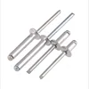 Open-ended round-head aluminium pulling rivet/ Aluminum core-pulling rivet /flight case aluminum rivet Road case rivet