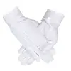 100% Stretch Cotton Fashion Parade Style with button cuff cotton Wholesale Work Gloves
