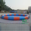 H cool time factory price inflatable floating swim pool floating pool cover hot sale