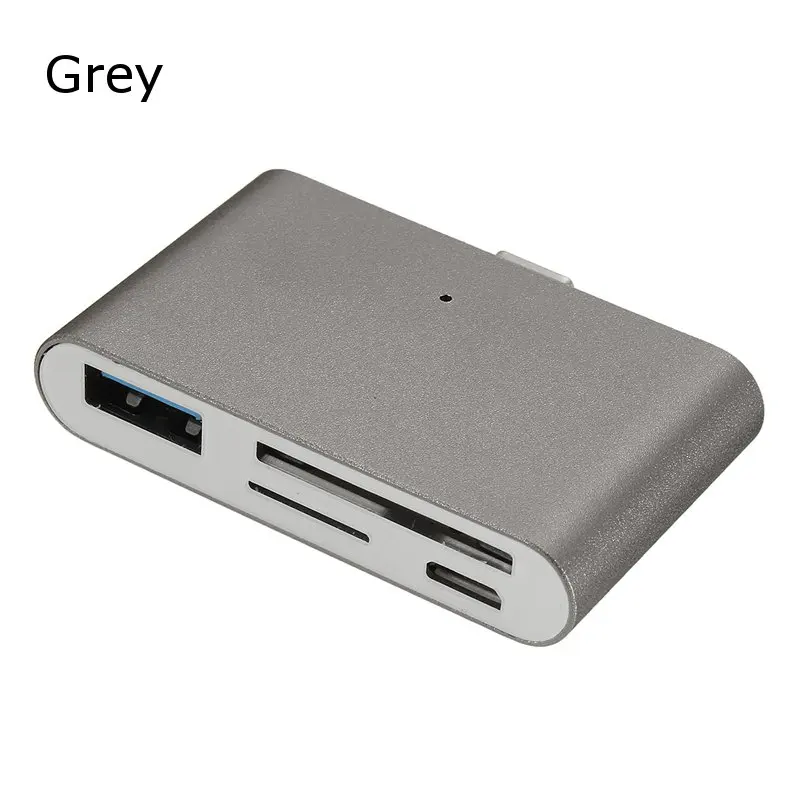 4 in 1 Type-C HUB 3.0 USB OTG Card Reader Multi Function High-Speed CF SD /TF Card Reader Adapter for Mac for Android - ANKUX.COM