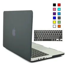 Rubberized Hard Matte Shell Case Cover For Macbook Pro with retina 13″ 15″ with Silicone Keyboard Protector Film(English)