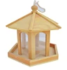 Hanging Wildbird Table Feeder. New Hanging Wooden Bird Table Garden Birds Pet Tree Bracket Hang Feeding Station