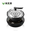 Removable handles stainless steel cooking pots with ceramic shabu shabu pan