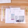 Factory direct waterproof plastic A4 clear file folder home office school custom file folder for documents