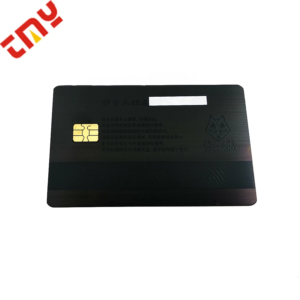 Cheap Nfc Metal Name Business Card Black,Golden Metal Visiting Business Cards