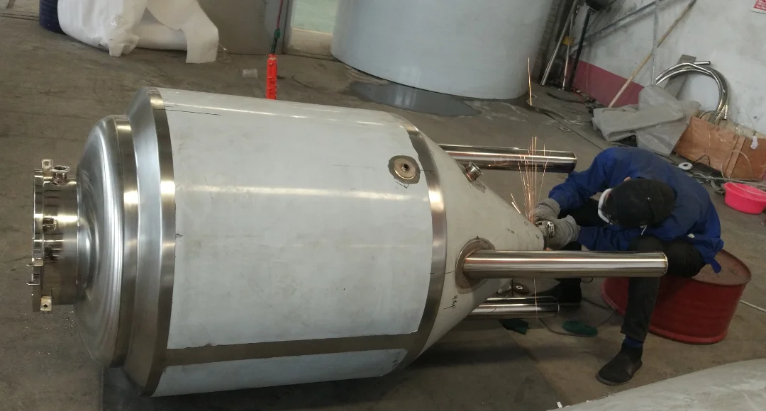 300L beer conical fermenters cooling jacket fermentation tanks brewing system for small pub