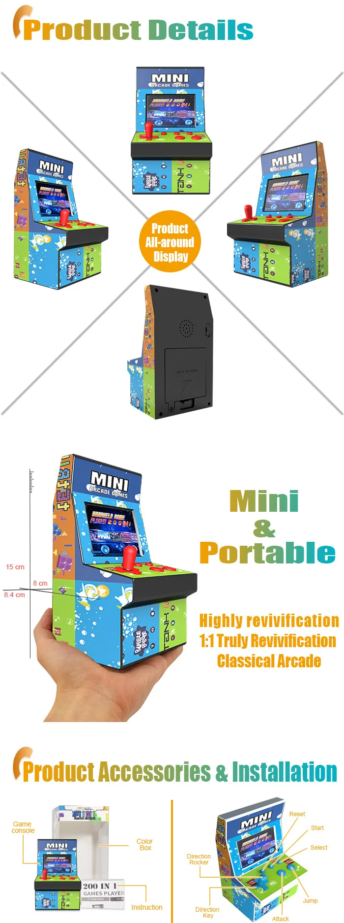 Cheap Retro Mini Portable Portatil Pocket Handheld Handle 8 16 Bit Pmp Boy Game Gaming Player Console Machine