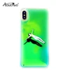 OEM For iPhone XS MAX XR 6S 7 8 PLUS Personalized Neon Green Yellow Liquid Sand Case Glow in the Dark Waterfall Retro 90s sturdy
