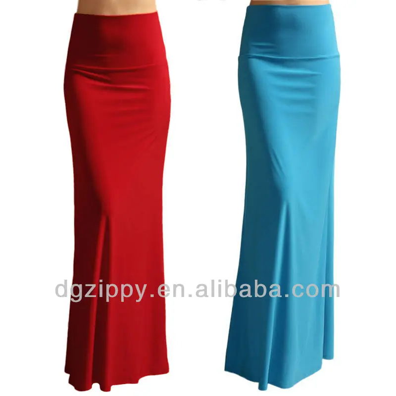 plain long skirts