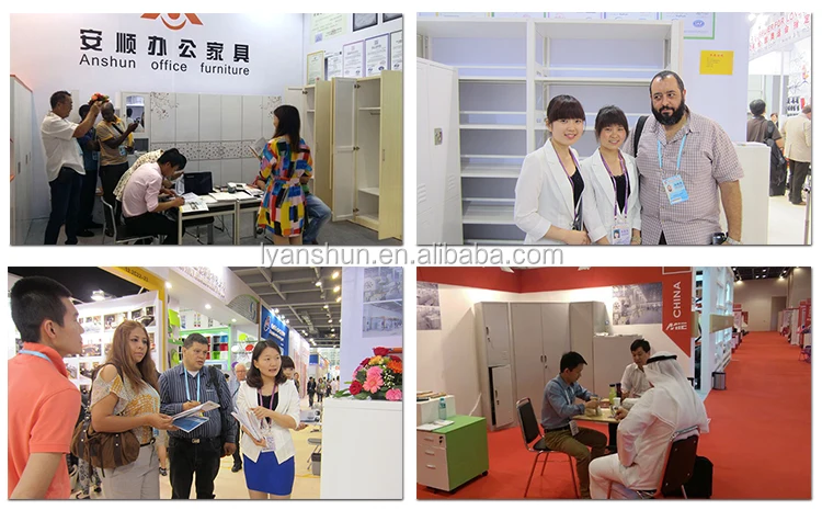 Colorful kids furniture cheap triple bunk bed