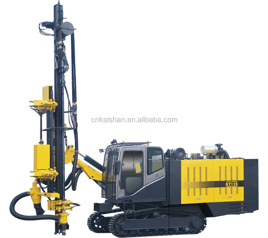 Kt11s Integrated Portable Auger Drilling Rig With Air Compressor