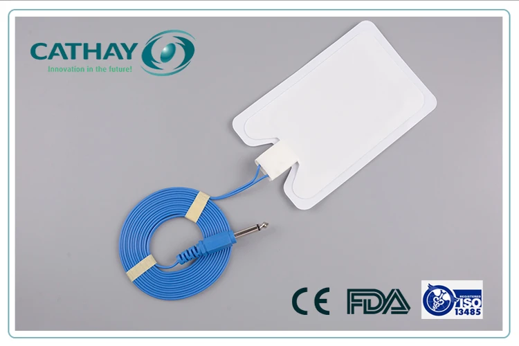 High Quality Iso Certificated Adhesive Ecg Blue Hand Ems Electrode Pad