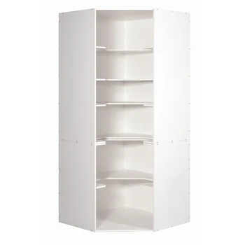 36 Inch Wide White Kitchen Pantry Cabinet With Glass Doors Buy