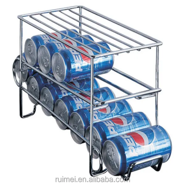 Chrome 24 Can Holder Refrigerator Beverage Display Buy Beverage