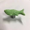 Online wholesale Fish Ceramic Cartoon Single-hole Pull Handle & Knobs