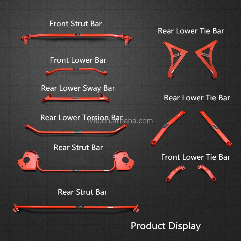 Aluminium Strut Bar For Honda Fit Gk5 Racing Car Engine Front Upper