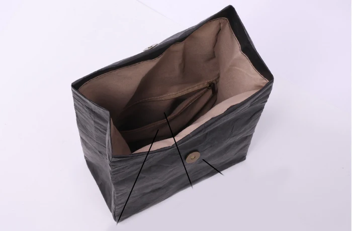 Original ins environmental protection and waterproof tyvek bag ultra-light and simple style tyvek hand bag