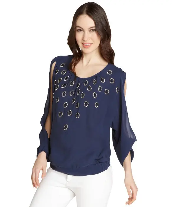blusa de seda mujer