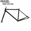 China gravel bike frame crmo-ly road bike crmoly frameset 700C*38C or 2.0 tire