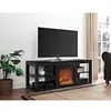 simple design fire tv stand large storage with fireplace TV stand for home
