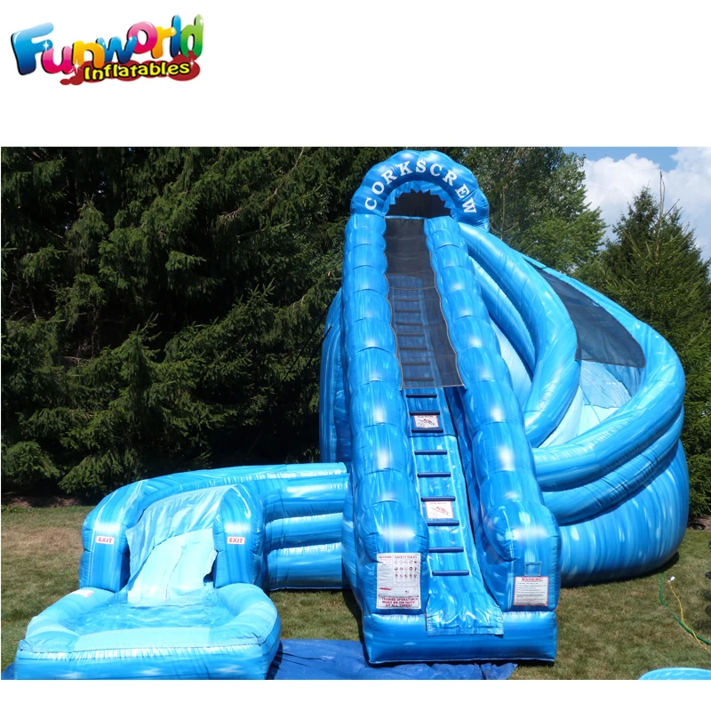 Giant Inflatable Water Slide For Sale Inflatable Hurricane Water Slide
