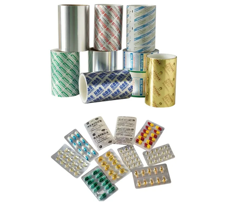 Pharmaceutical Aluminium Blister Foil Rolls Blister Packaging Pills