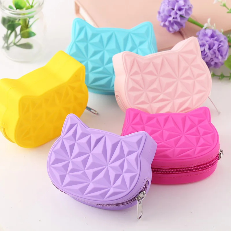 New Design Cute Mini Purse Silicon Rubber Kids Coin Purse Personalized