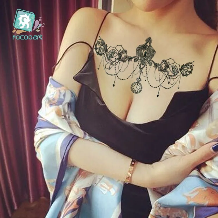 Terbaru Indah Mandala Hitam Temporary Tattoo Waterproof Tubuh Dada Segar Sihir Art Stiker Tato Teratai Besar Desain Buy Mandala Tato Mandala Hitam Tattoo Desain Tahan Air Sementara Tato Product On Alibaba Com