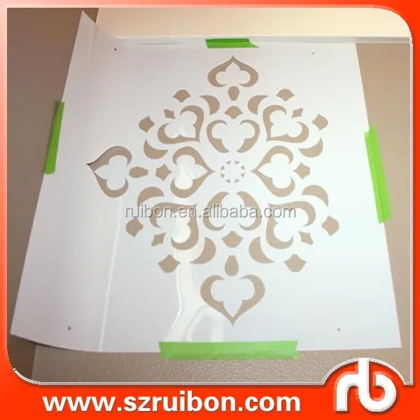 New Designwall Stencil Patterns,Plastic Art Decorative Stencil