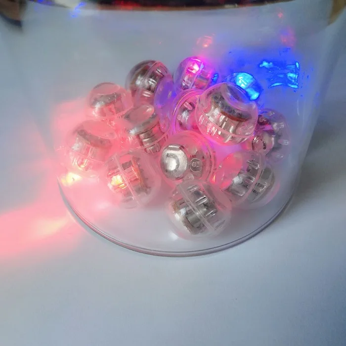 Led Luminous Flashing Plastic Waterproof Led Light Ball Mini Motion Led