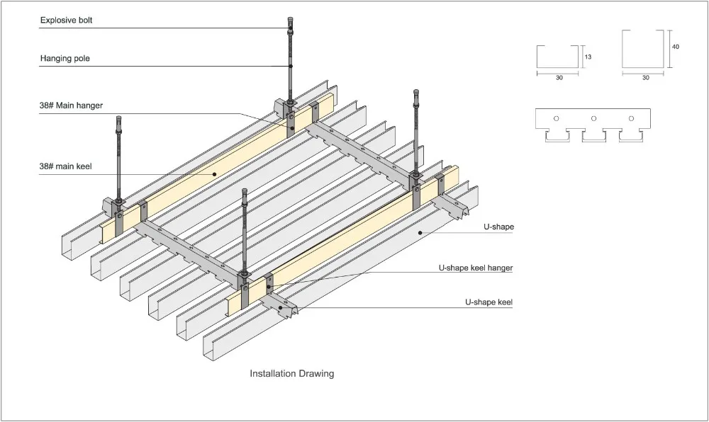 Aluminium Cladding Ceiling Aluminum False Ceiling Specification ...