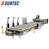 automatic loading unloading cnc nesting cnc woodworking cnc machine 9kw HSD spindle ATC HSD drilling 5+4 ST2040