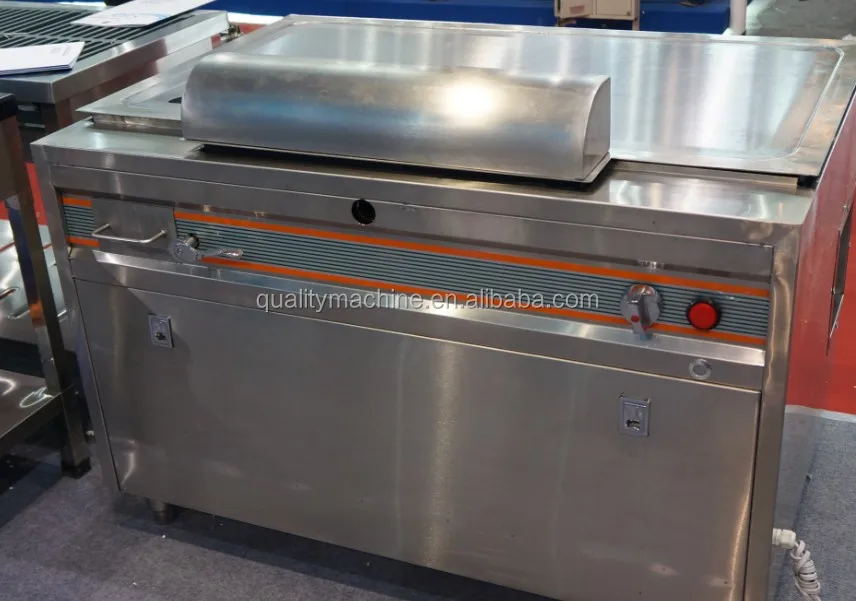 Kitchen Stainless Steel Induction Teppanyaki Grill Equipment On Sale