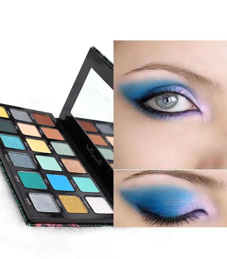 Natural Herbal High Quality Eyeshadow Palette 18 Color High Pigment