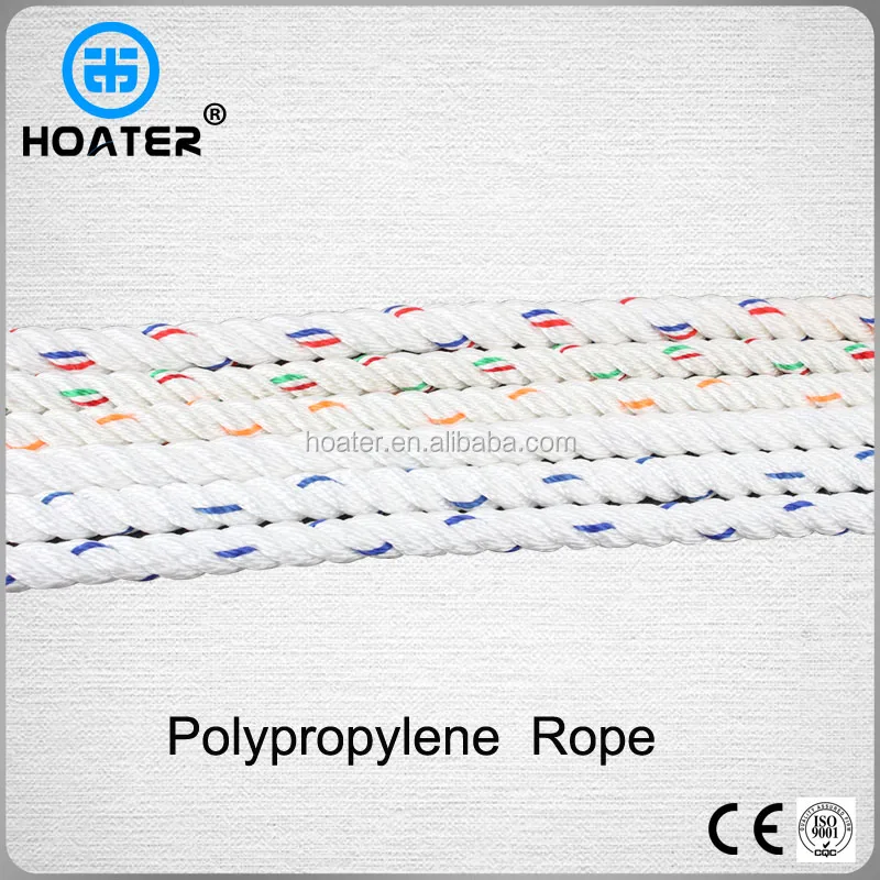 China U.V Resistant 2.5mm PP Polypropylene Split Film Rope For Agriculture  factory and manufacturers